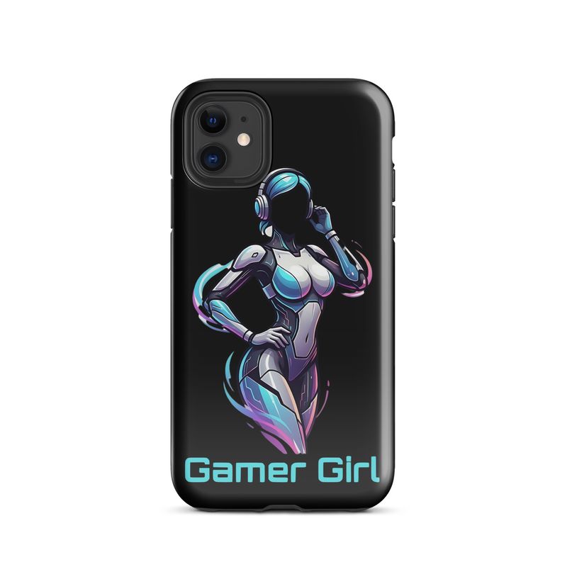 Gamer Girl Blue Tough Case for iPhone®