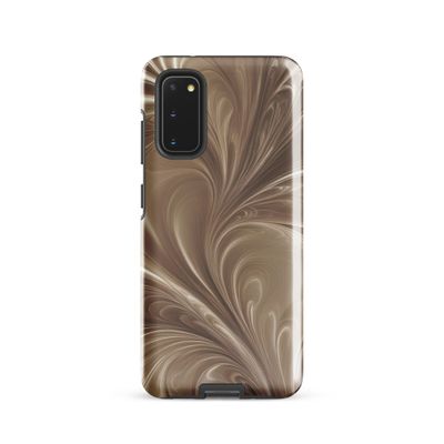 Cream Swirl - Soft Beige Abstract Flowing Design Tough case for Samsung®