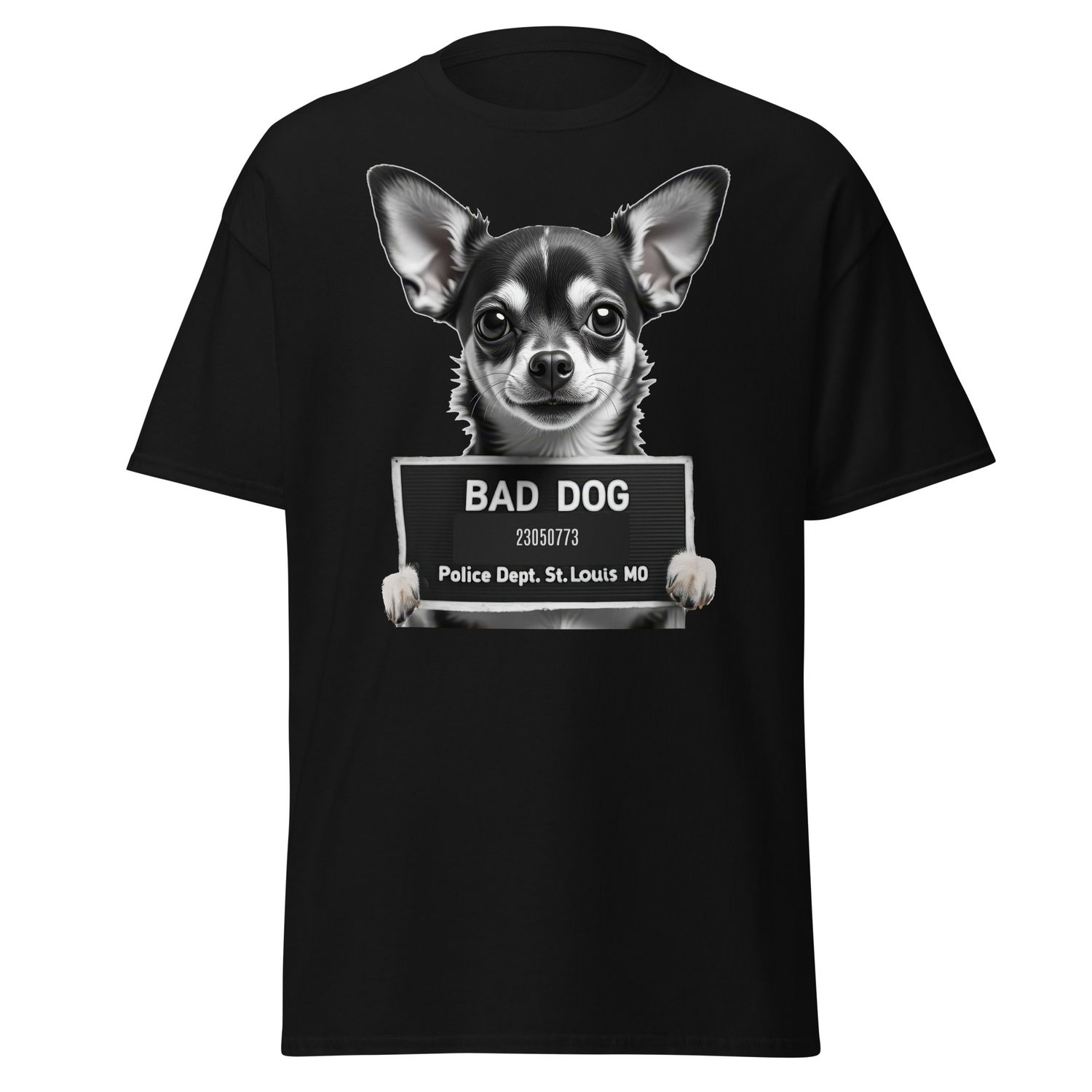Bad Dog: Chihuahua Mugshot