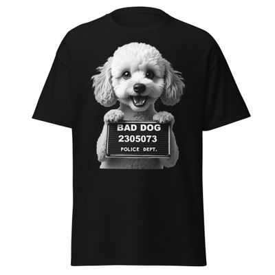 Bad Dog: Poodle Mugshot