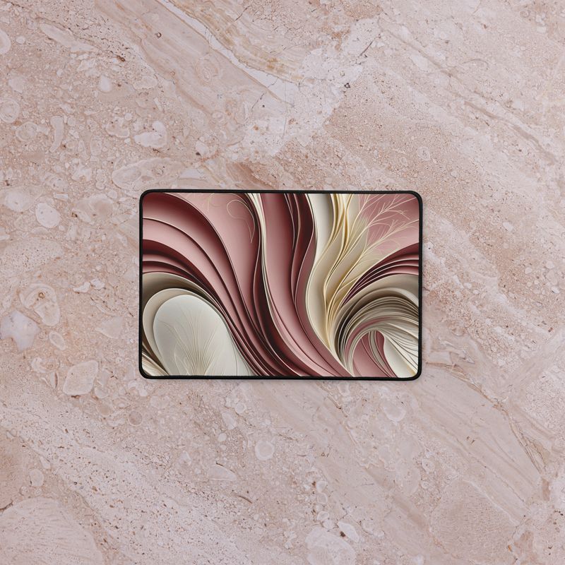 Golden Air – Rose Champagne Flowing Abstract