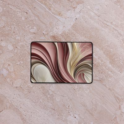 Golden Air – Rose Champagne Flowing Abstract