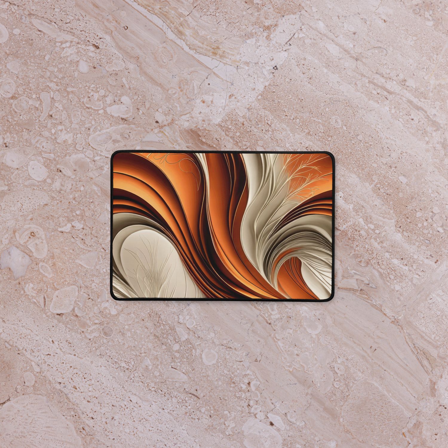Golden Air – Copper &amp; Bronze Flowing Abstract