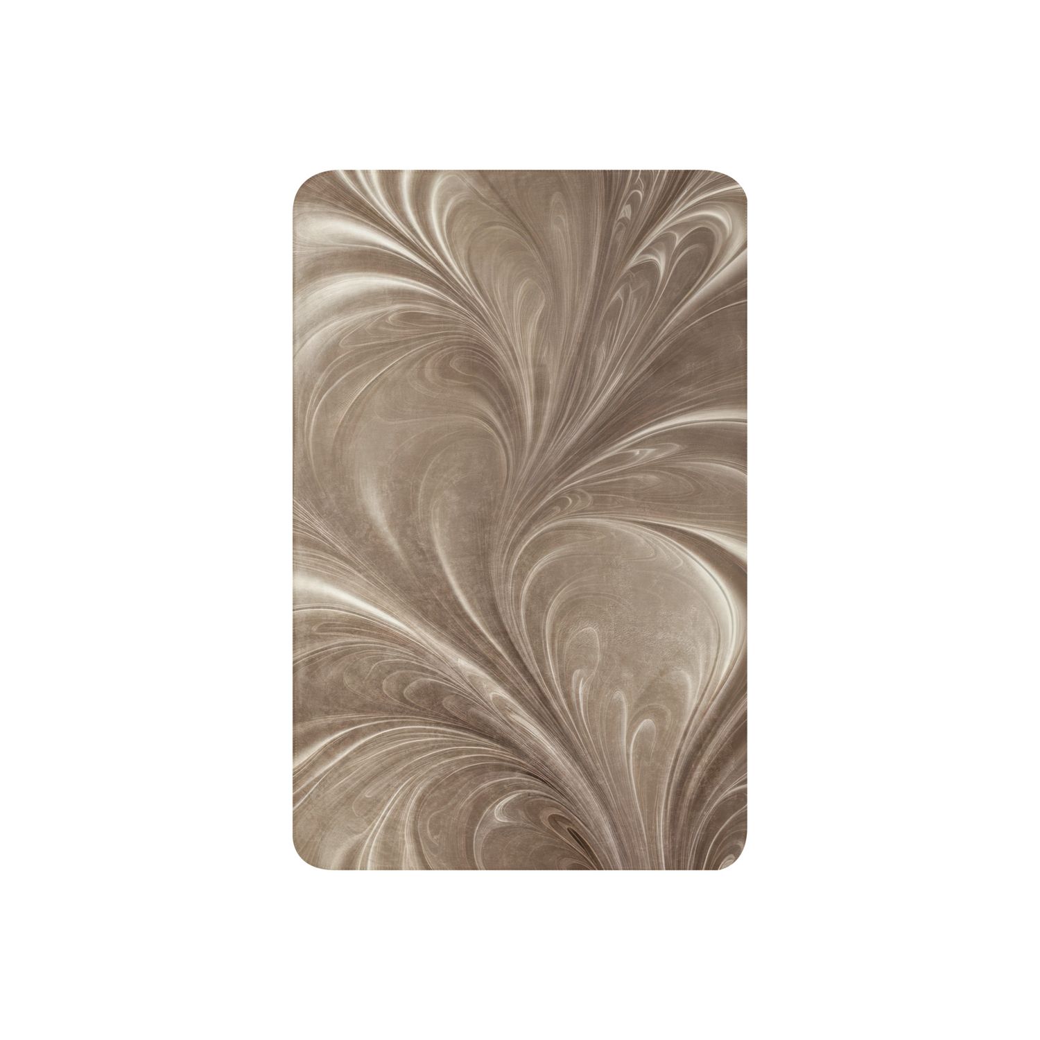 Cream Swirl - Soft Beige Abstract Flowing Design, Size: 37×57