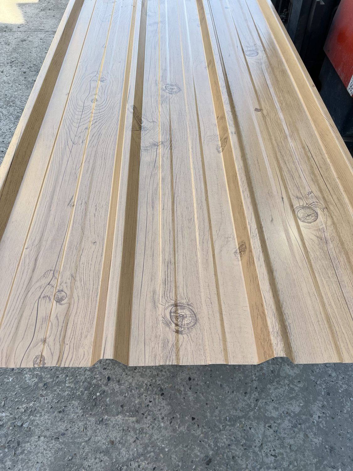 Bardage imitation bois