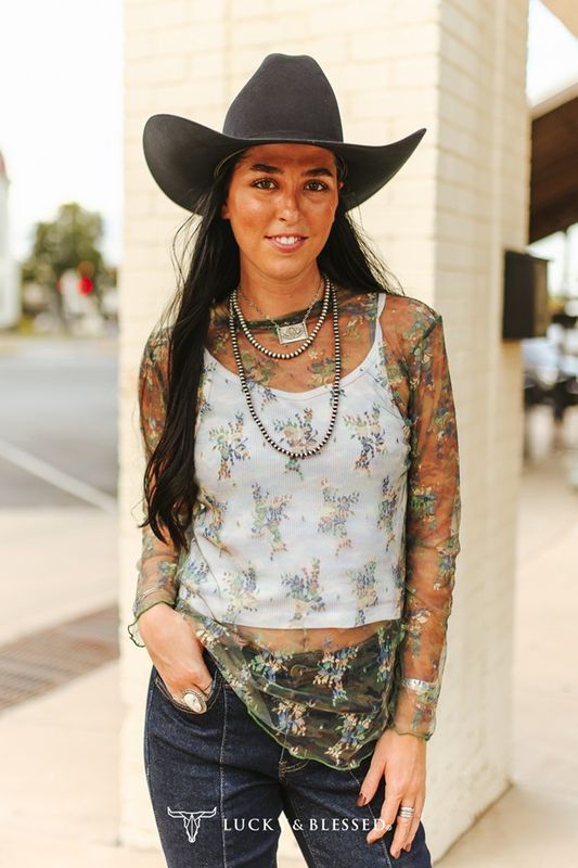 Lucky Camo Floral Mesh