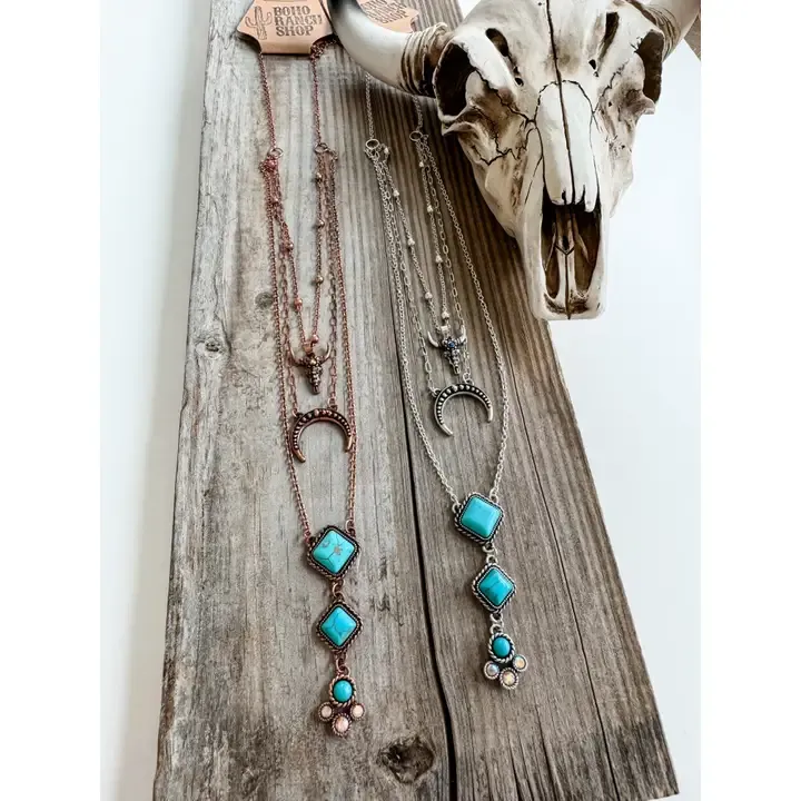 Boho Ranch Stack Western Necklace