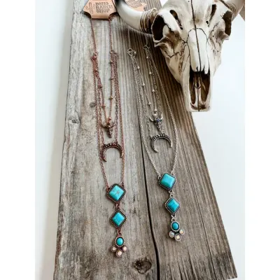Boho Ranch Stack Western Necklace