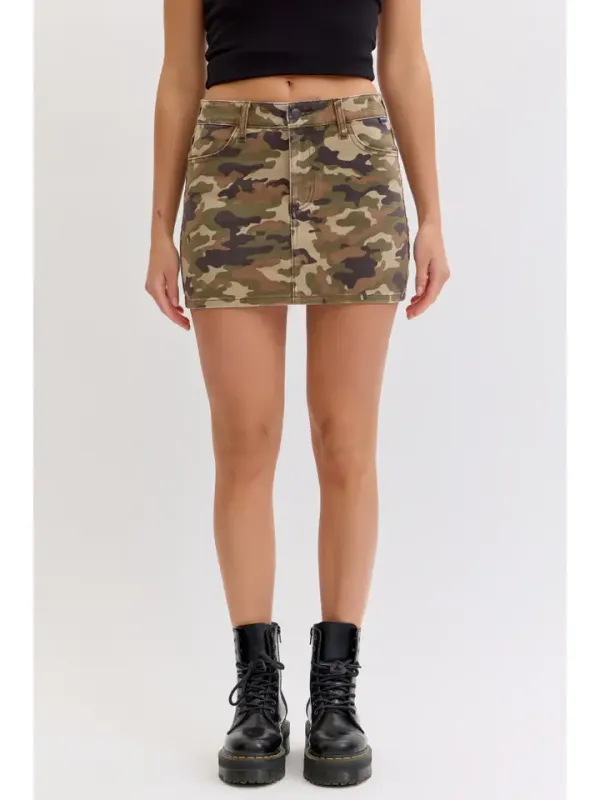 Cello Camo Skirt