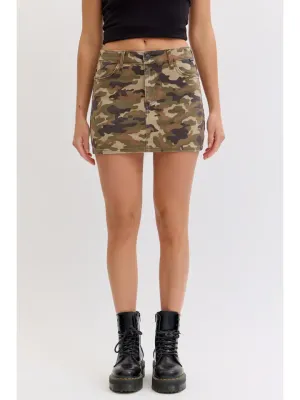 Cello Camo Skirt