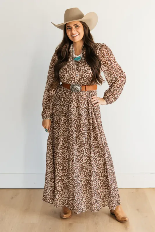 Turq Haven Cheetah Dress