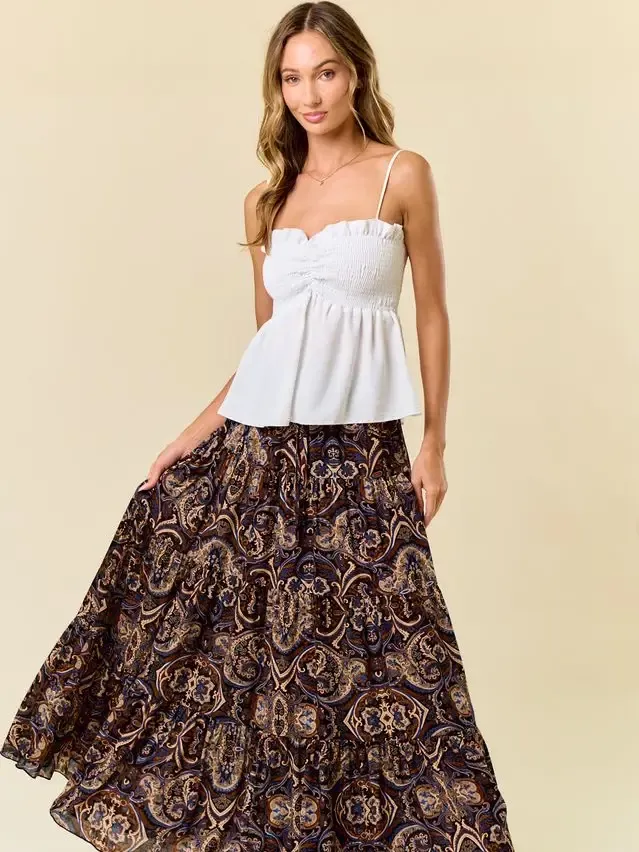 Saints Black\taupe Skirt