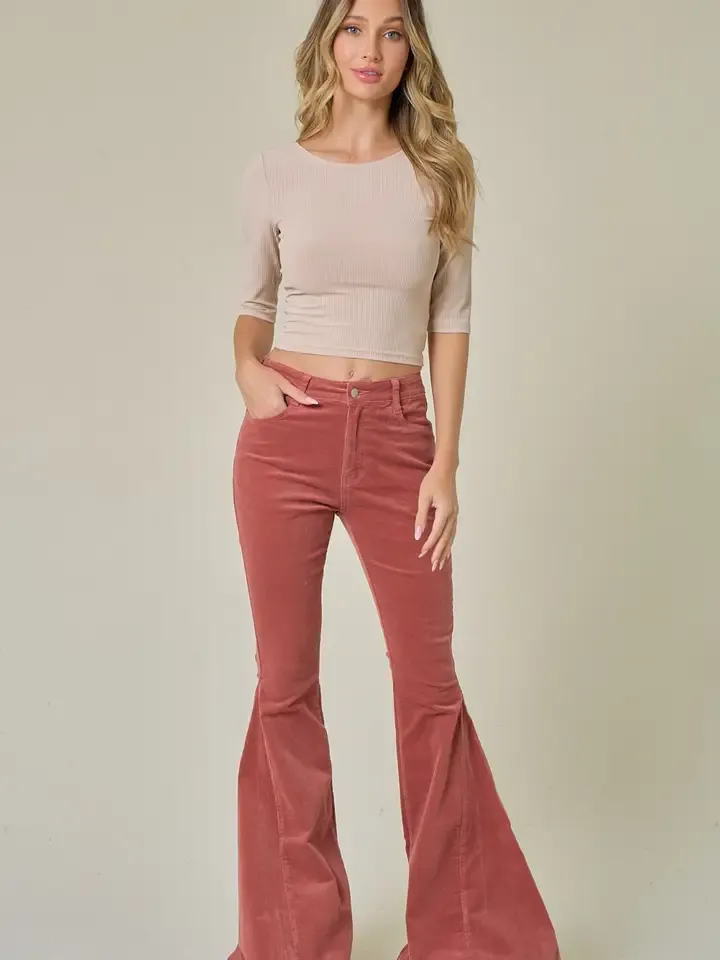 Saints Red Bean Cord Pants