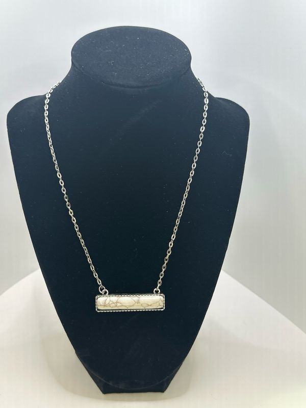 Emma Copper Ivory Bar Neck