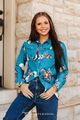 Lucky Jade Western Cowboy Rider Retro 90s Printed Button Down Shirt