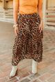 Lucky Cheetah Long Skirt