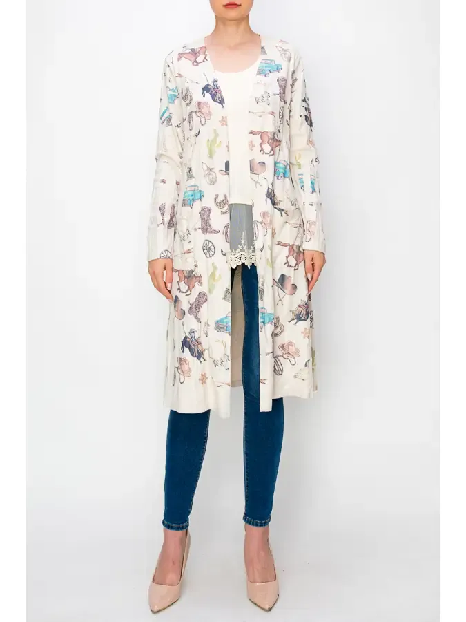 Origami Suede Duster