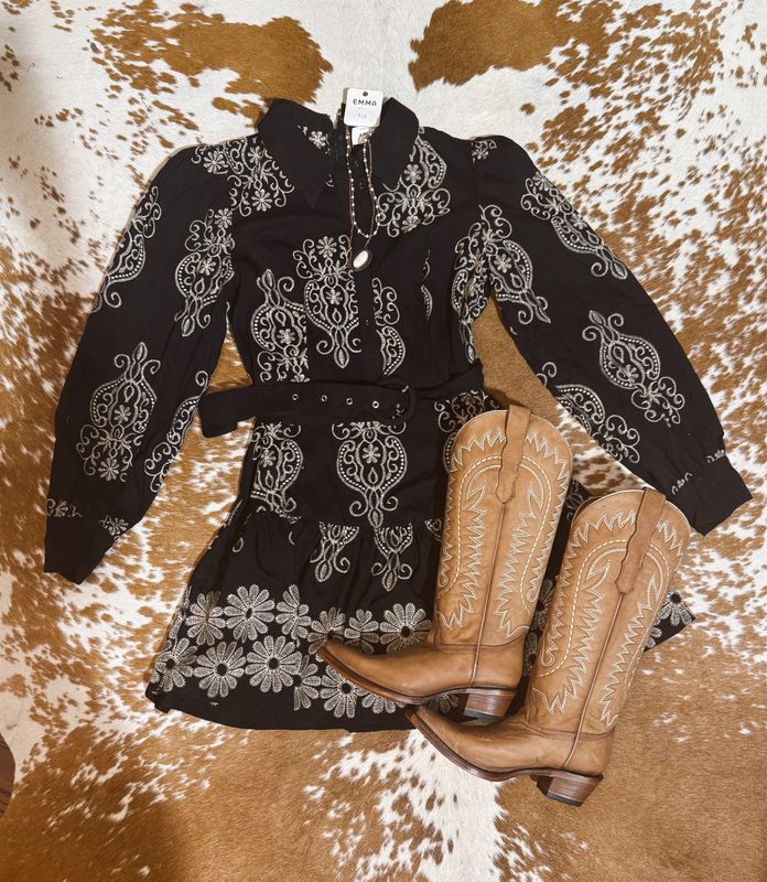 Taelynn Embrod Black Dress