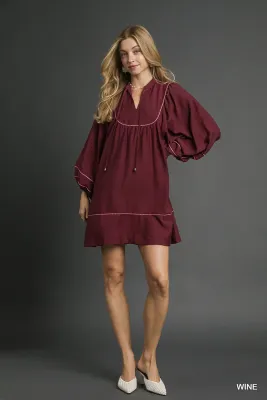 Umgee Wine Dress
