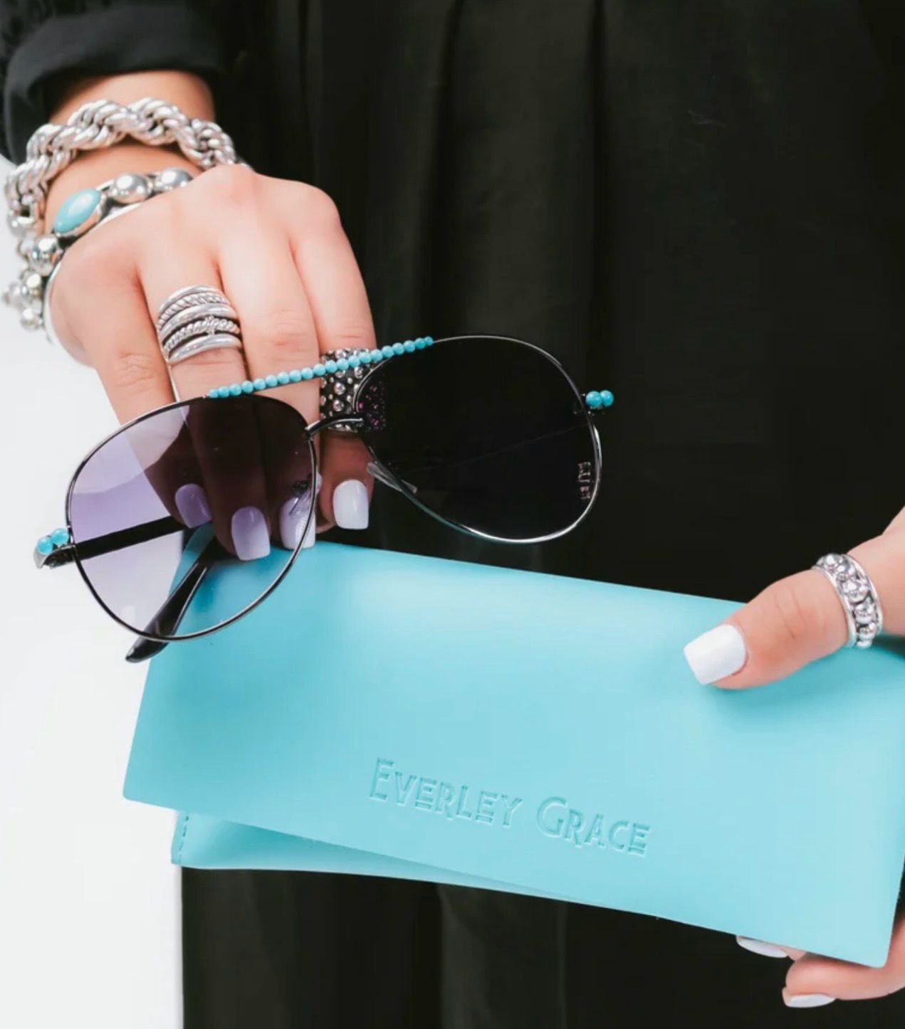 Everley Grace Aviator Glasses