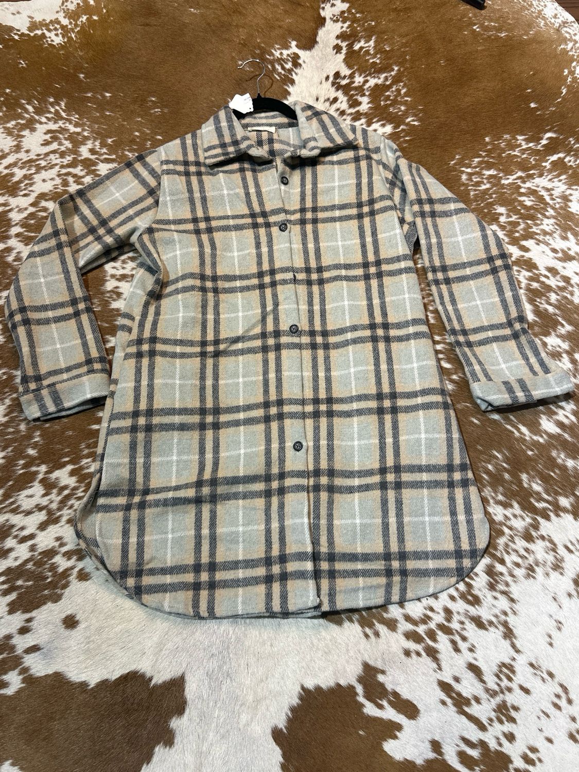 Adora Long Plaid Green