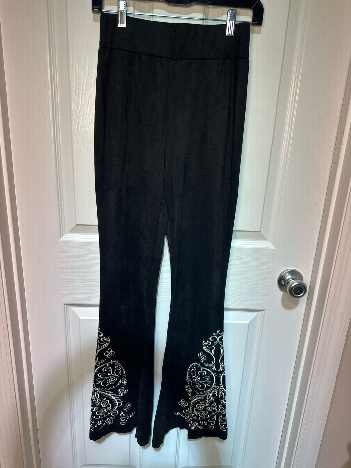 Vocal Black Suit Pant Embro