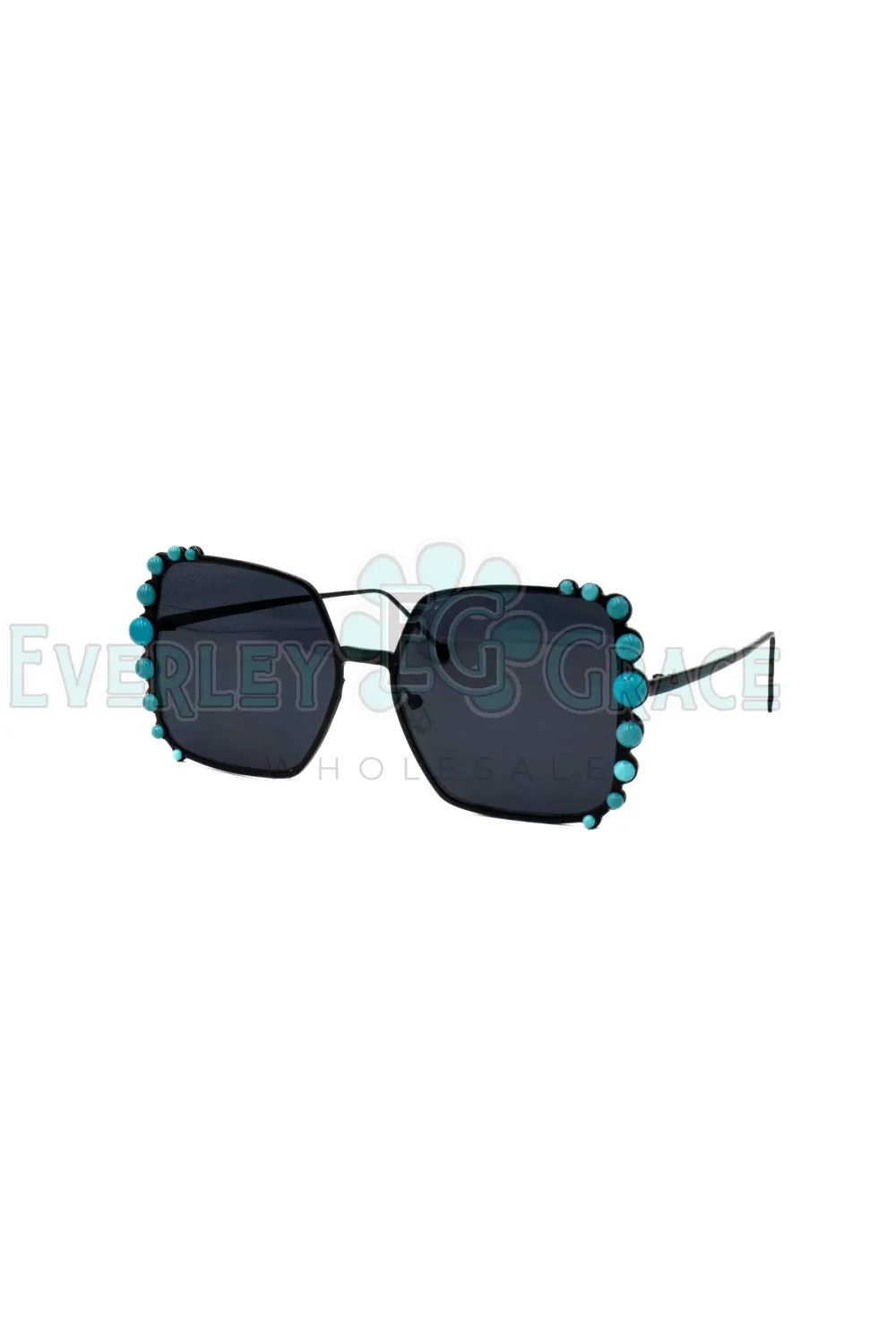 Everley Grace Retro Square Glasses