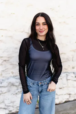 Turq Haven Black Mesh