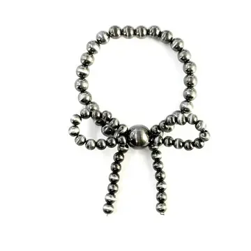 WESTERN NAVAJO PEARL RIBBON STRETCH BRACELET