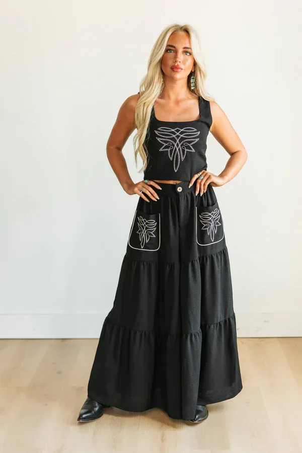 Turq Haven Black Bootstich Set