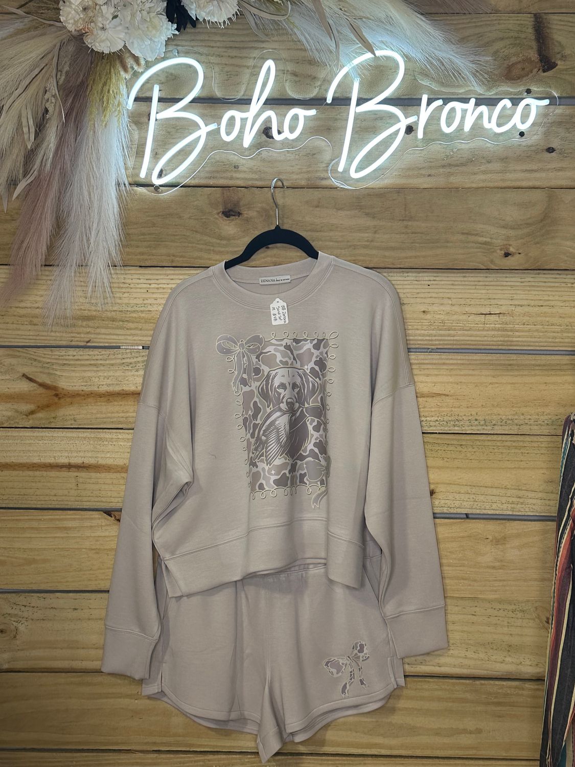 BB Zenana Sand Short Set