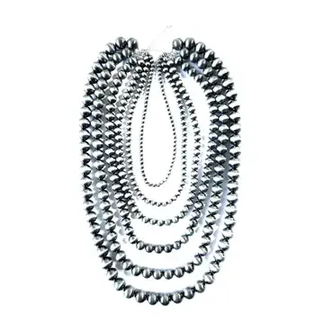 Western 6 Layered Navajo Pearl Necklace
