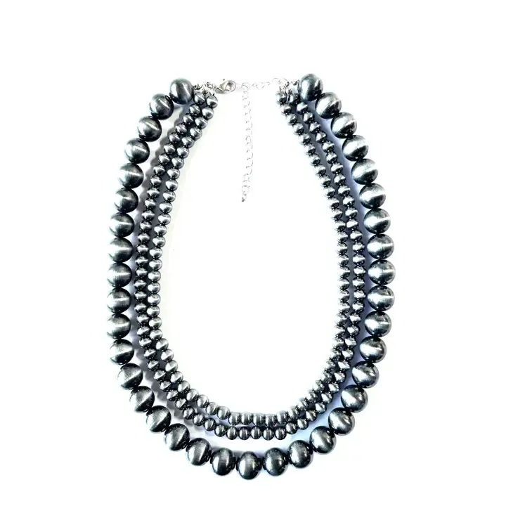 Western 3 Layered Navajo Pearl Necklace