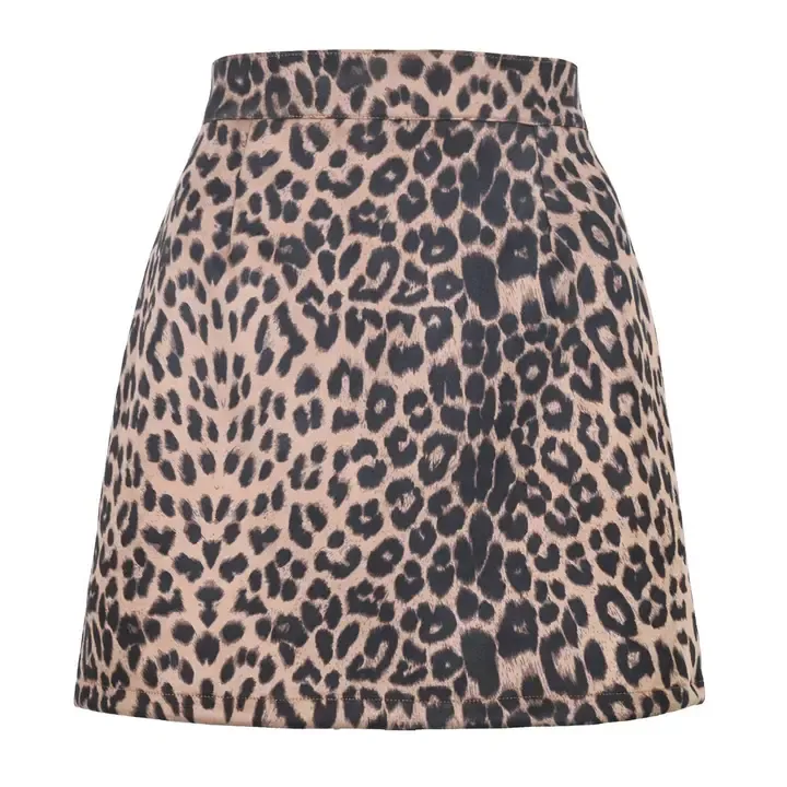 Leopard Mini Skirt