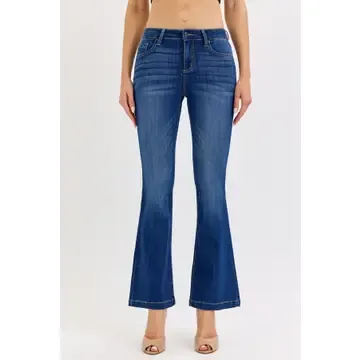 Petite Dw Mid Rise Flare