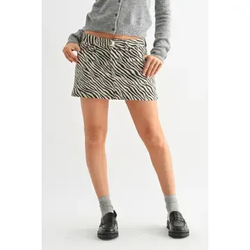 Zebra Micro Skirt
