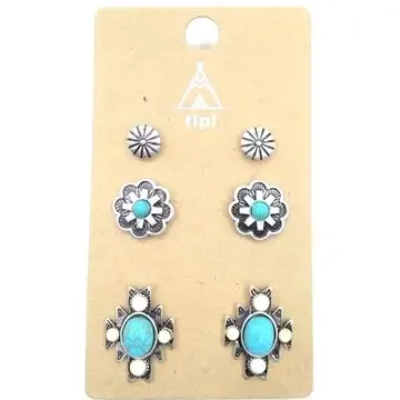 Western 3pair Earrings