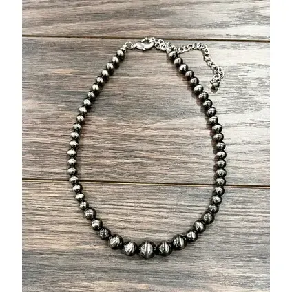 16" Polished Navajo Necklace