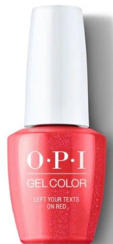 LEFT YOUR TEXTS ON RED GELCOLOR