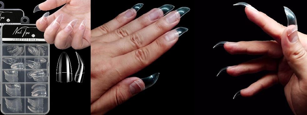 Talon Eagle Claw Nail Tips - 100pcs