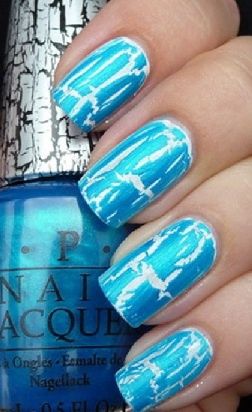 TURQUIOSE SHATTER LACQUER