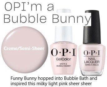OPI’m a Bubble Bunny