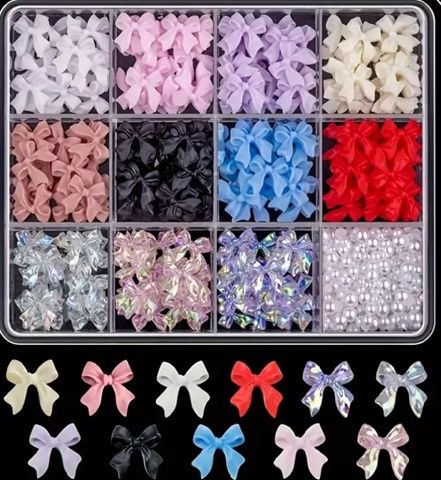 Resin Bow 12 slot Charm Kit