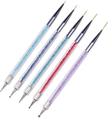 5 piece Double Ended Stripper &amp; Dotter Brush Set