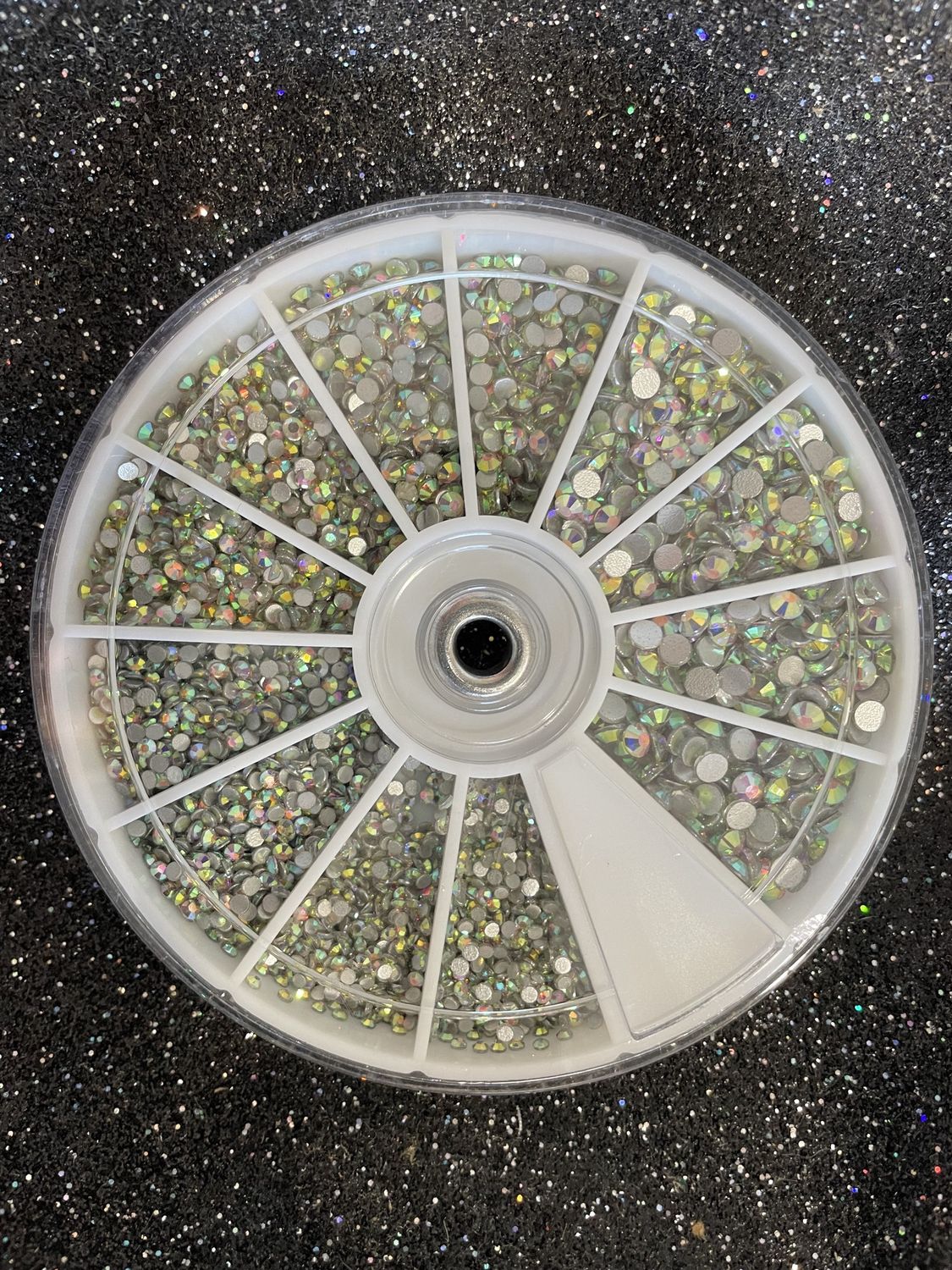 Rhinestone Wheel-Crystal AB