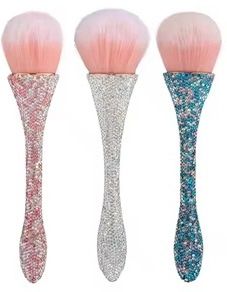Rhinestone Nail Dust Brushes