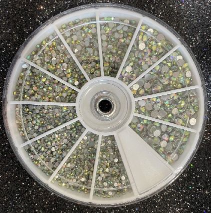 CRYSTAL AB RHINESTONE WHEEL