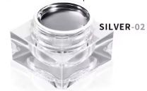 SILVER METALLIC GEL JAR