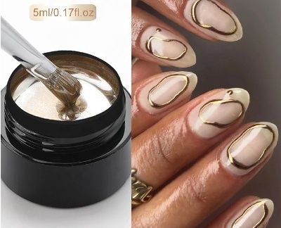 Gold Metallic Gel Jar