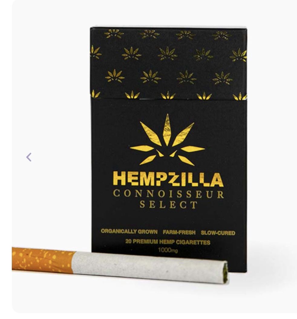 Hempzilla hemp CBD cigarettes